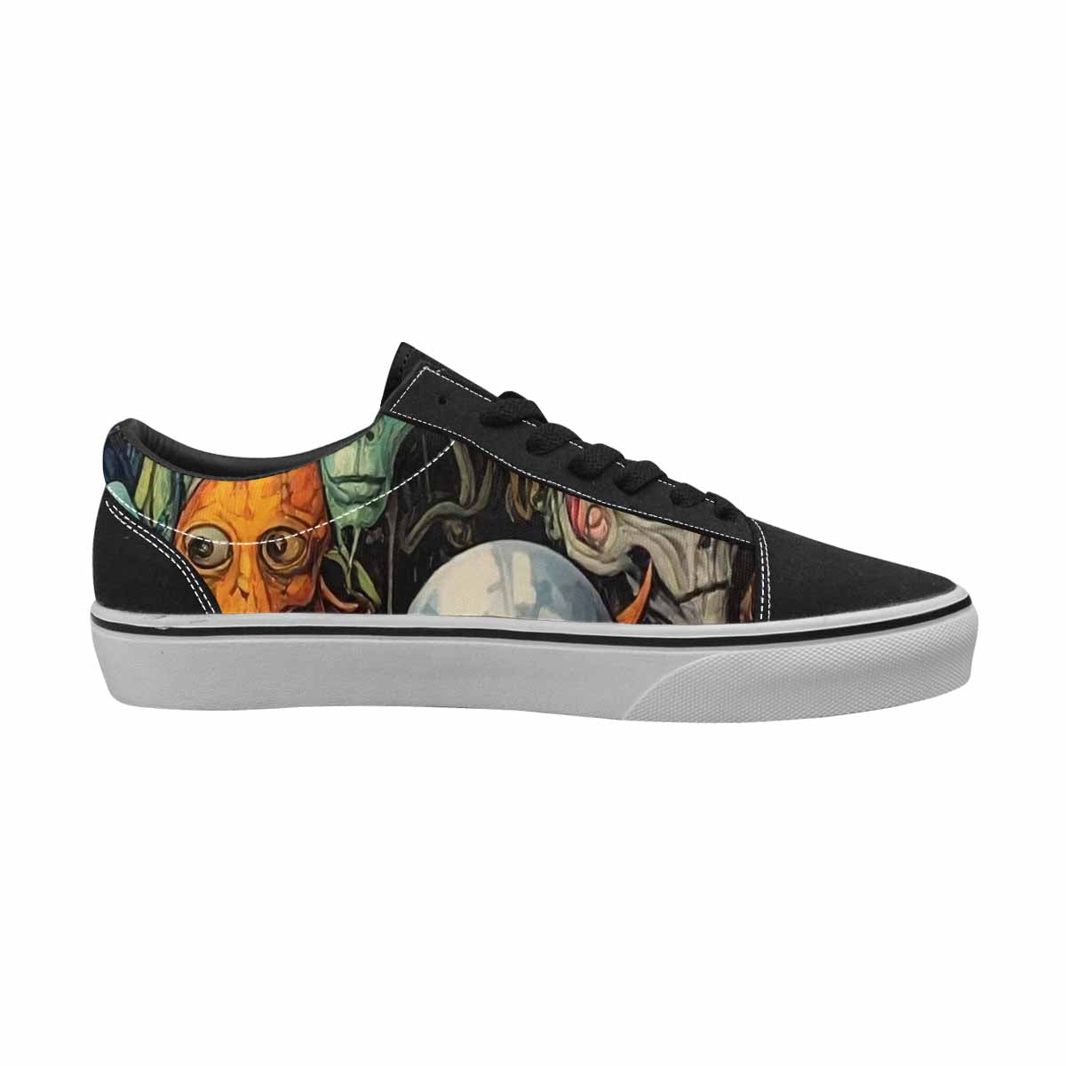 WOMEN'S Aliens × Camo Aliens Lace-Up Canvas Surreal Shoes