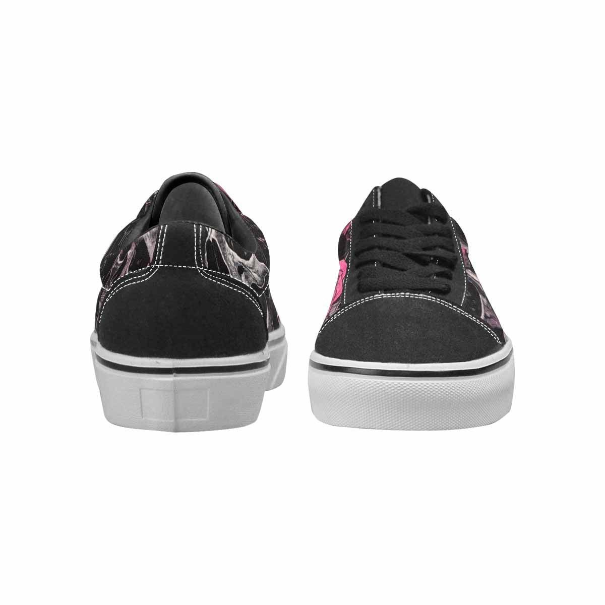 WOMEN'S Skull Roses Lace-Up Canvas Cottagecore Sneakers