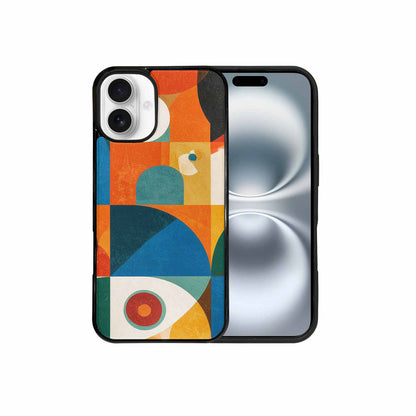 iPhone 16 Plus Case — 1990s Memphis Art Pattern, Custom Designed Case Cover