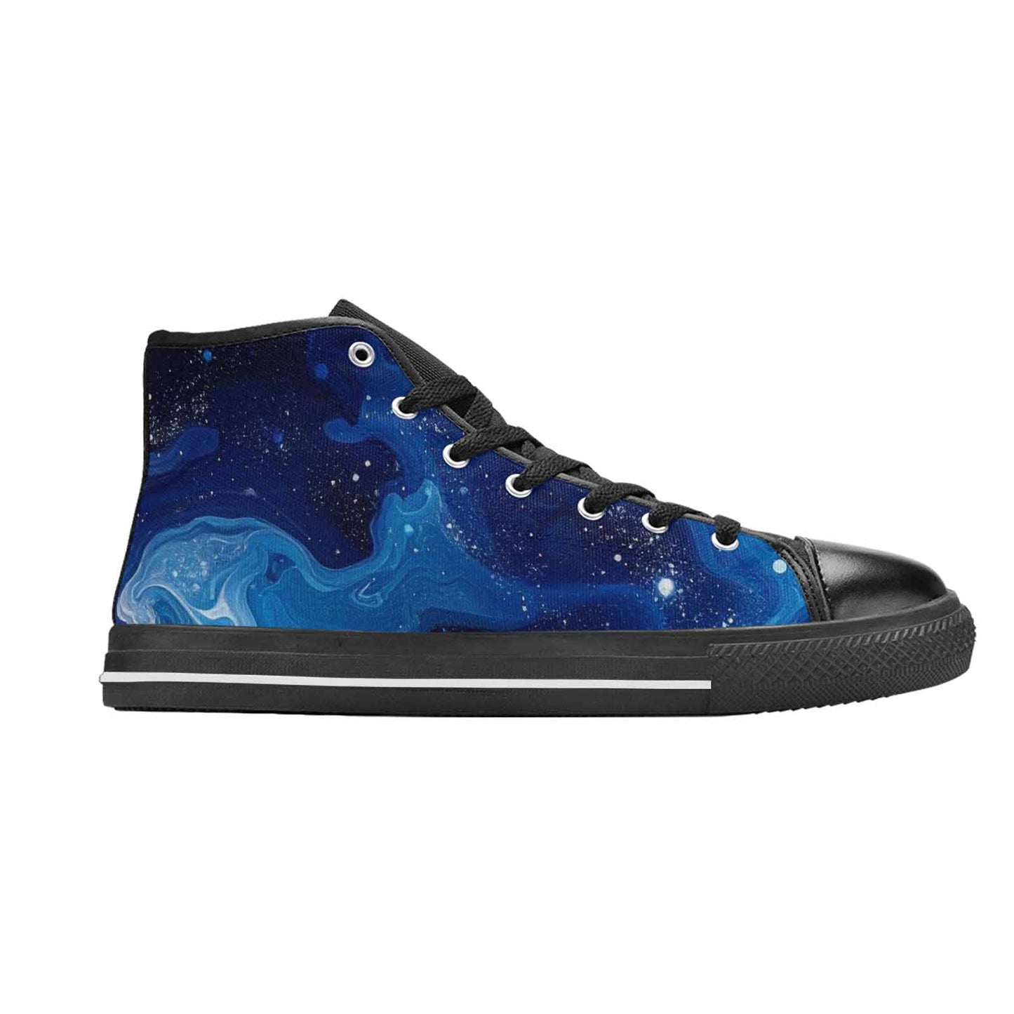 WOMEN'S Galaxy Art - High Top Canvas Surreal Sneakers