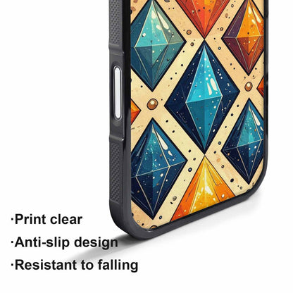 iPhone 17 Pro Case — Vintage Summer Diamond Retro Vintage, Customized Protective Case