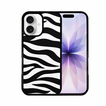iPhone 17 Case — Zebra Print Black White Custom Animal, Customized Protective Case