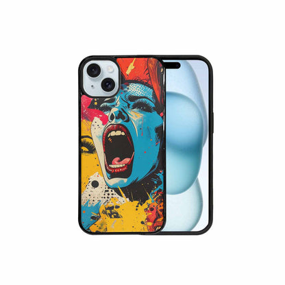 iPhone 15 Plus Case — Comic Book Scream Comic Book Scream, Custom Print Case Cover