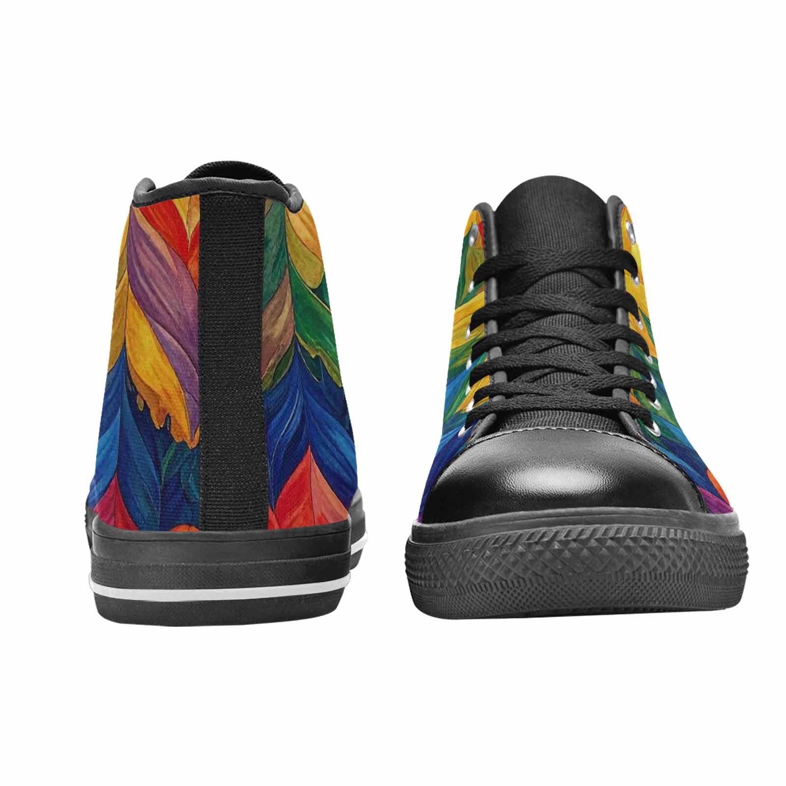 MEN'S Rainbow Pride Flag High Top Canvas Y2K Custom Sneakers