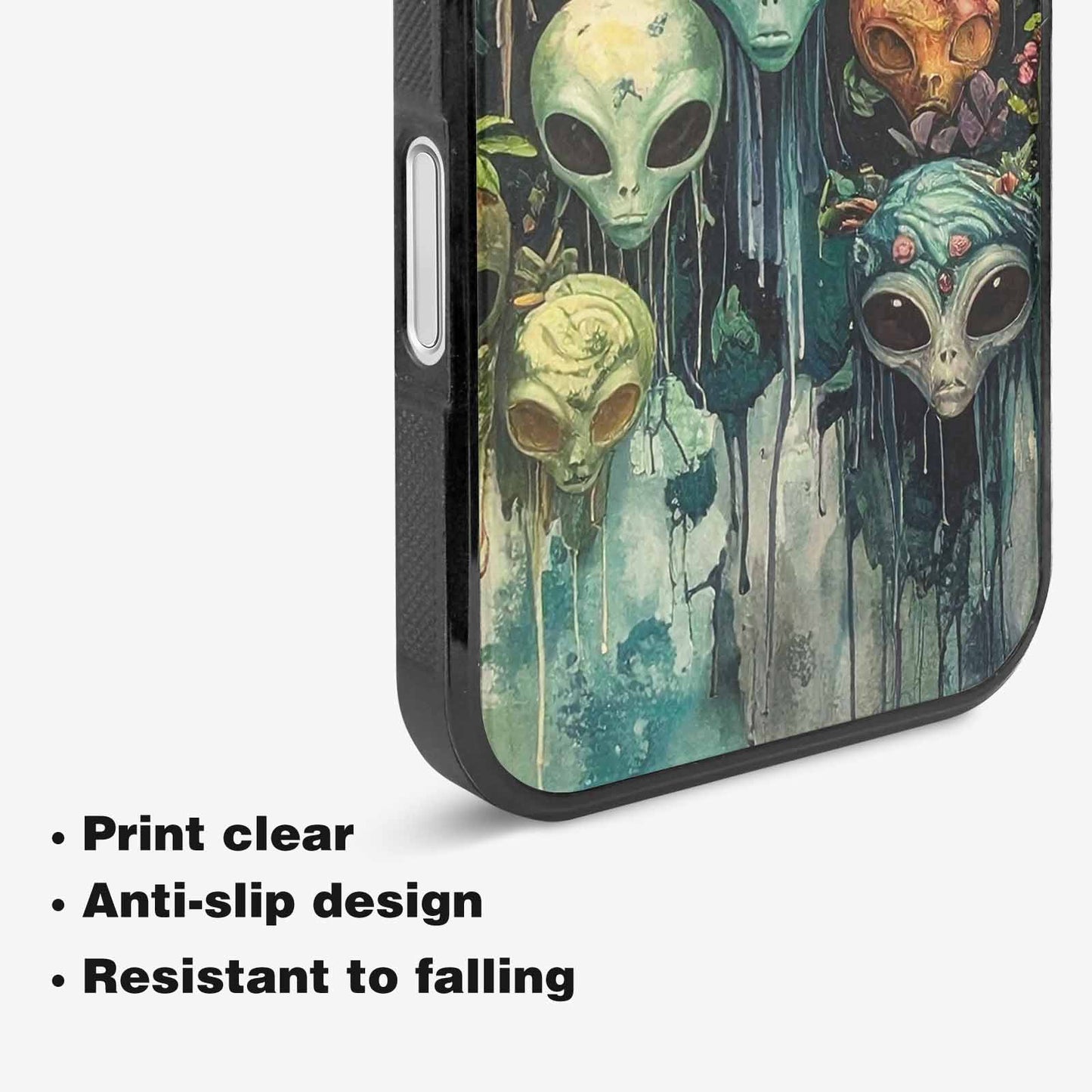 iPhone 16 Plus Case — Aliens Pattern Hundreds Of Sma Fvc, Custom Designed Case Cover