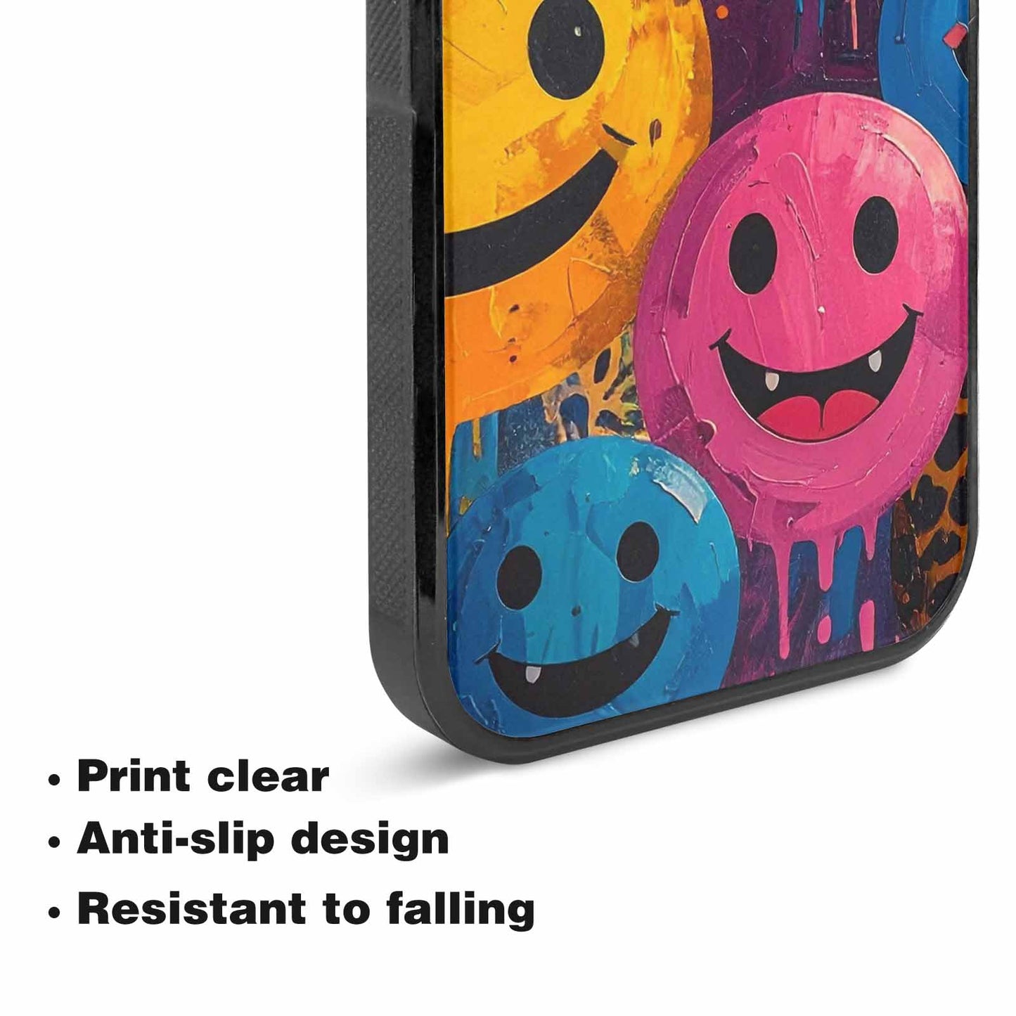 iPhone 15 Plus Case — Smiley Faces Animal Printsmile Prk, Original Design Phone Case