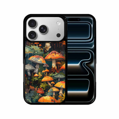 iPhone 17 Pro Case — Mushrooms Camomushrooms Patter Camo, Custom Printed Phone Case