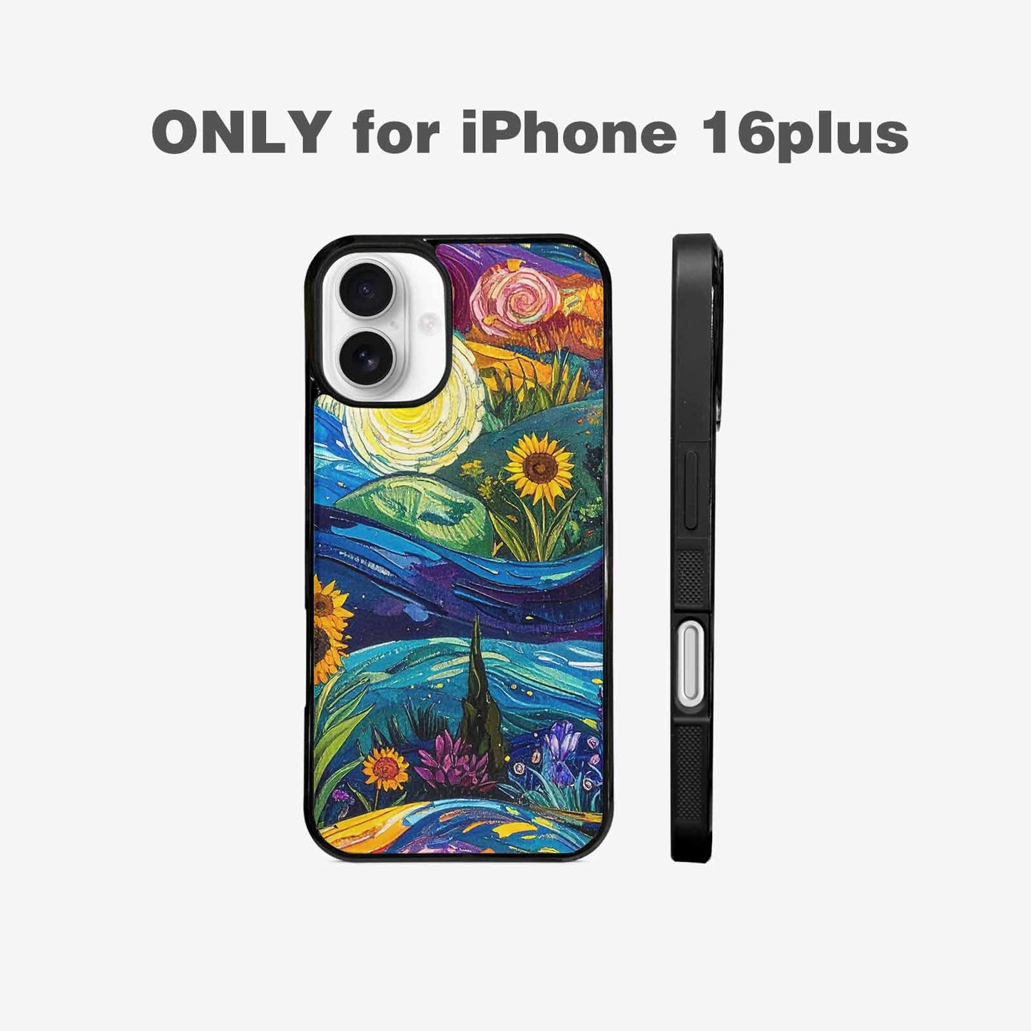iPhone 16 Plus Case — Blend All Versions Together Melting Together, Customized Protective Case