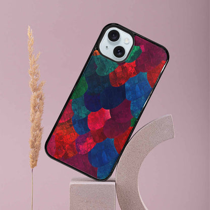 iPhone 15 Plus Case — Snake Print Dark Seamless Pattern Vibrant, Customized Protective Case