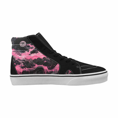 MEN'S Van Gogh Swirl High Top Canvas Aesthetic Custom Shoes