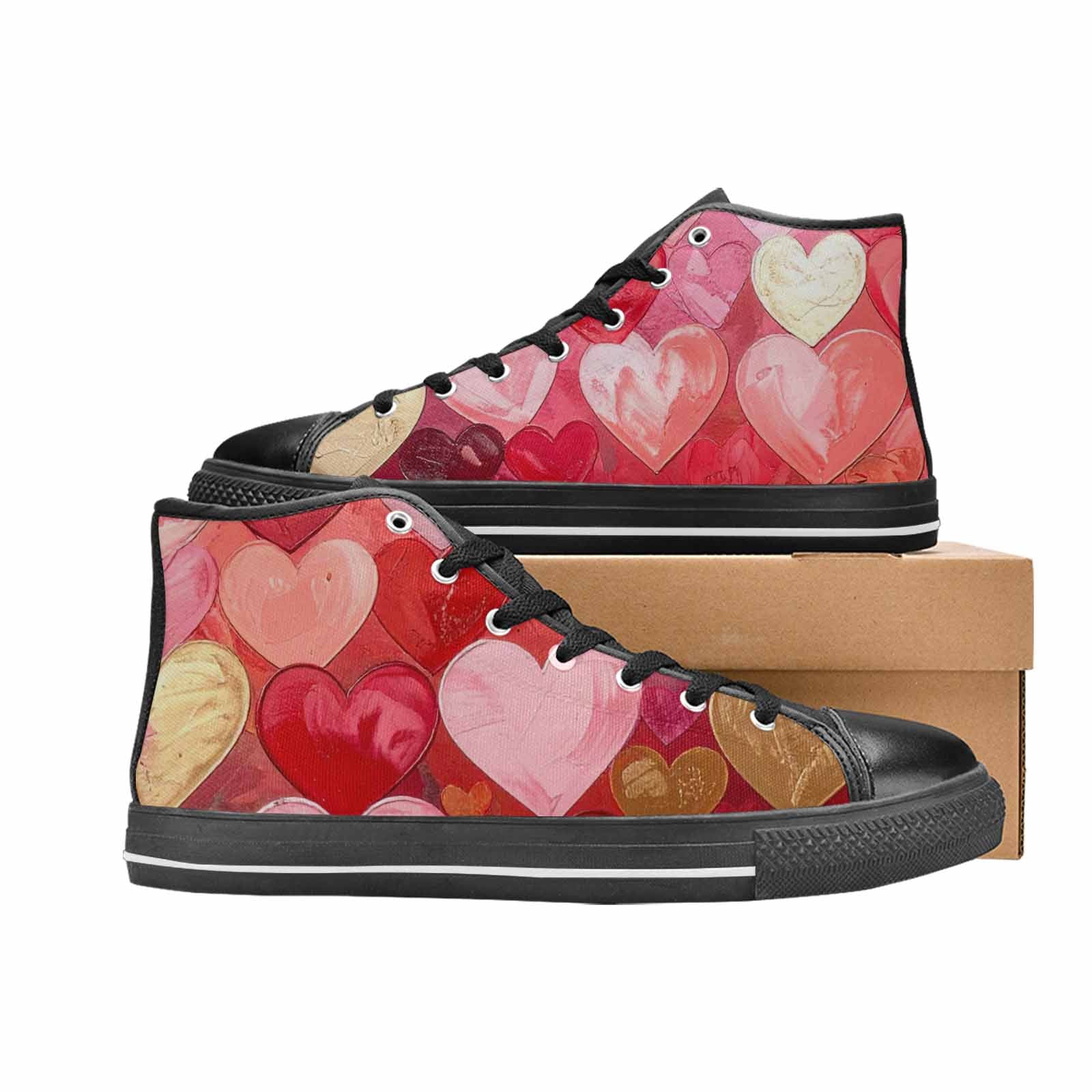 MEN'S No Words Or High Top Canvas Dark Academia Custom Shoes