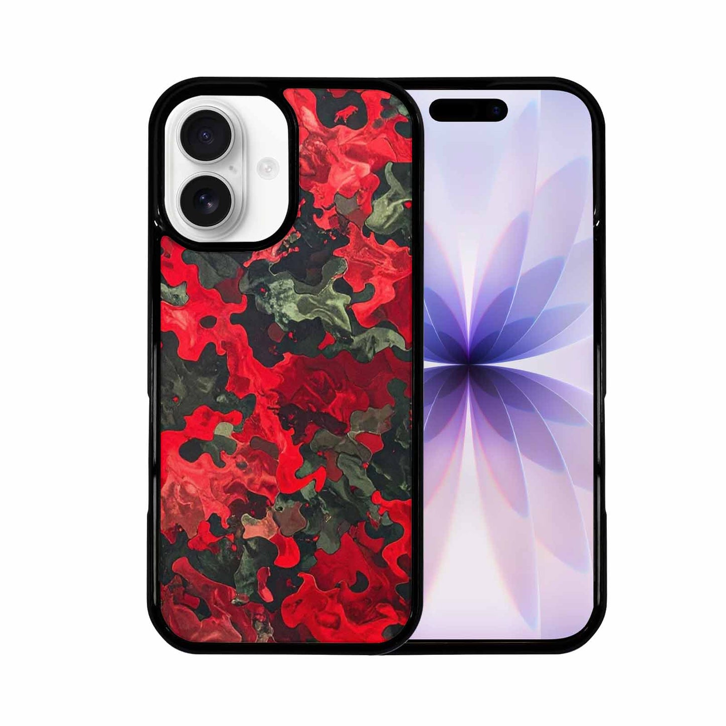 iPhone 17 Case — Small Military Camouflage Blotch Camo, Custom Phone Case