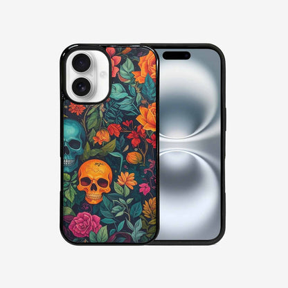 iPhone 16 Case — Skulls Botanicalskulls Pattern B2f Personalized Phone, Original Design Phone Case
