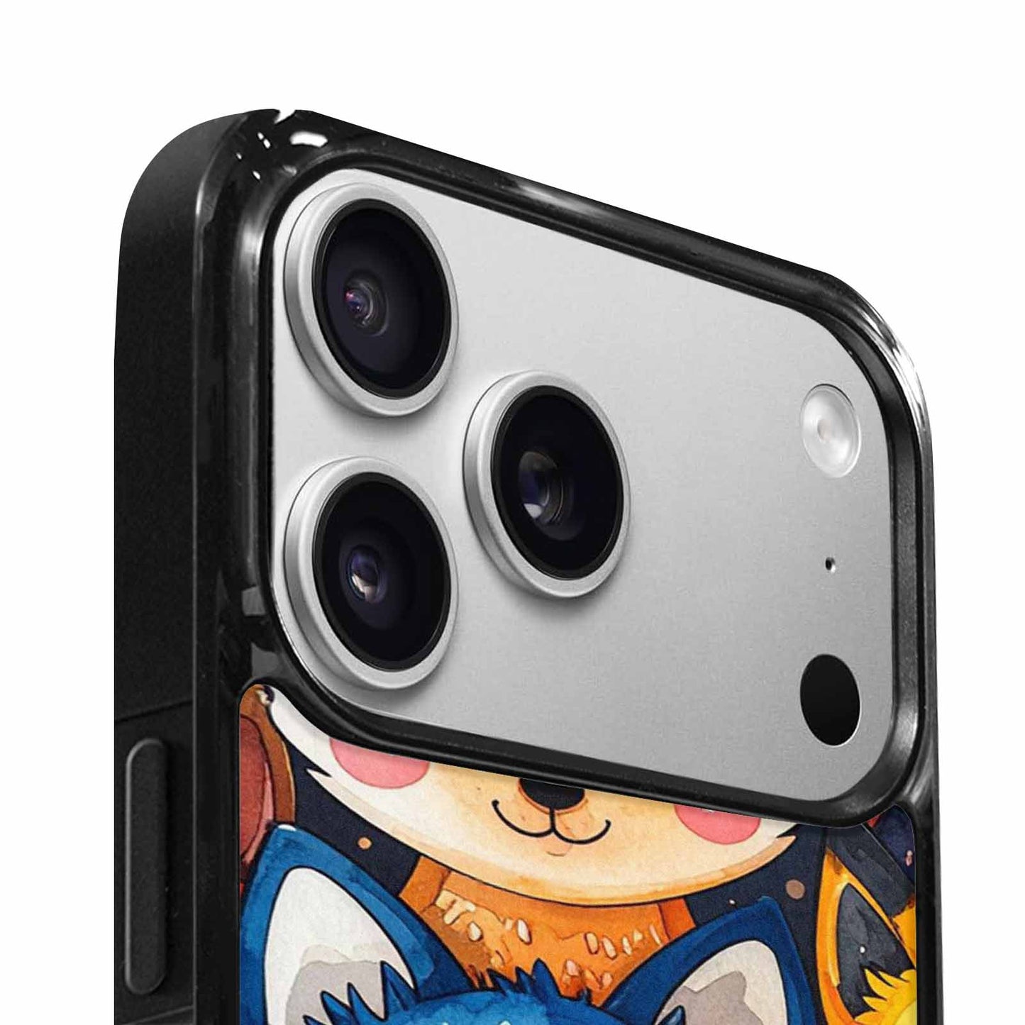 iPhone 17 Pro Max Case — Watercolor Kawaii Fox Watercolor Abstract, Customized Protective Case