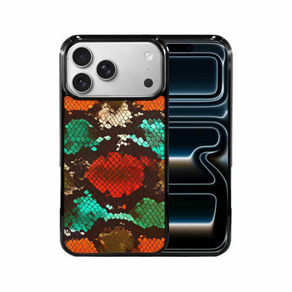 iPhone 17 Pro Max Case — Snake Print Dark Seamless Animal Print, Custom Print Case Cover