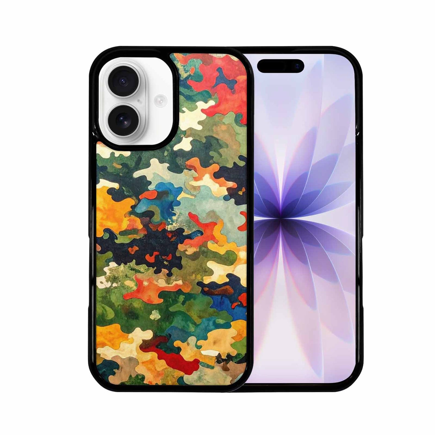 iPhone 17 Case — Camo Patches Full Color Camo, Personalized Phone Case