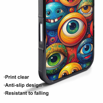 iPhone 17 Pro Max Case — Seamless Tileable Pattern Of Cartoon Cute, Custom Printed Phone Case