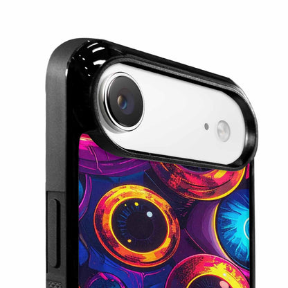 iPhone 17 Air Case — Seamless Tileable Pattern Of Overlapping Cartoon, Custom Printed Phone Case