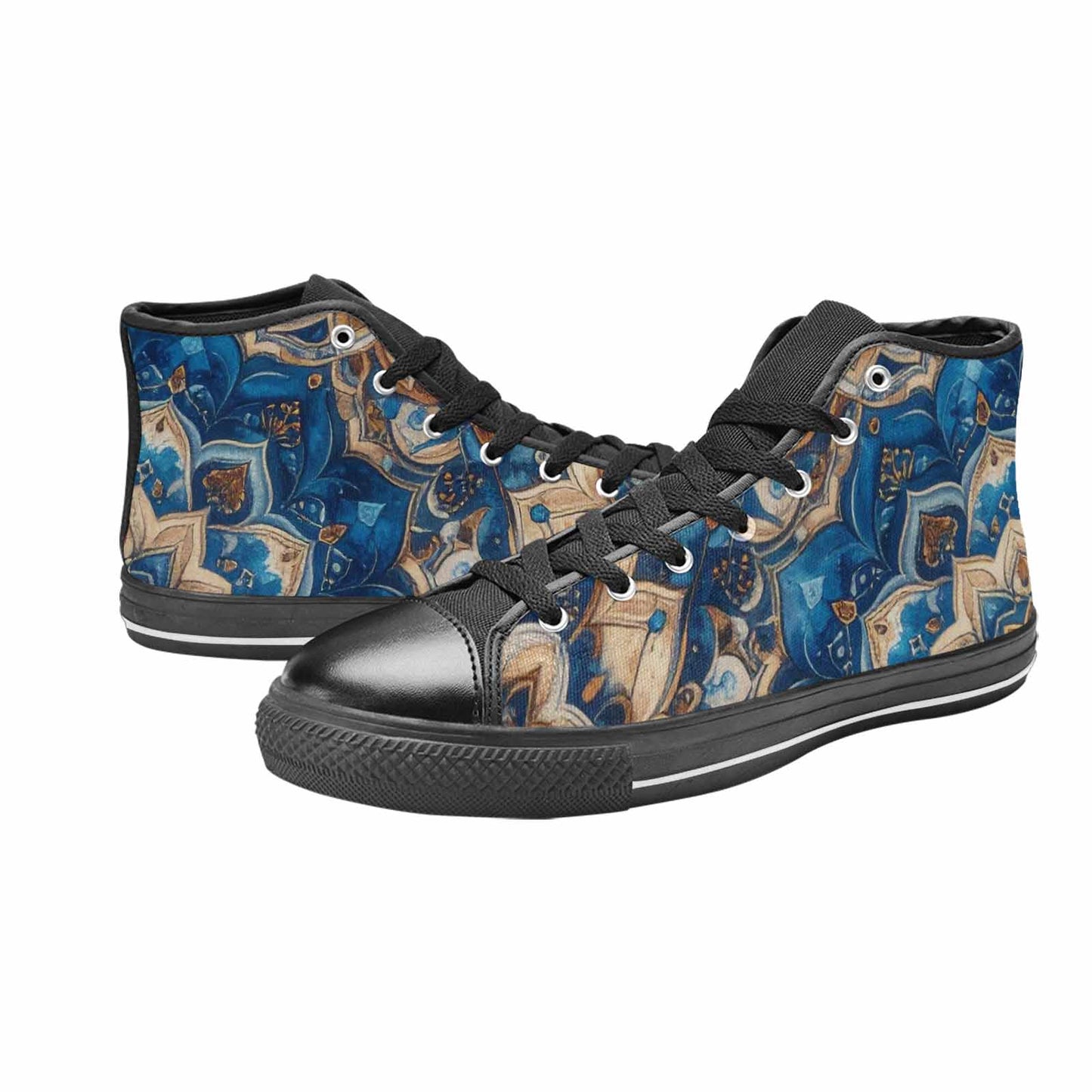 MEN'S Mandala High Top Canvas Grunge Shoes