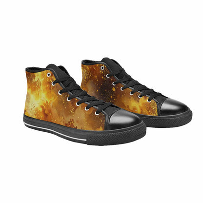 MEN'S Galaxy Art - High Top Canvas Aesthetic Shoes