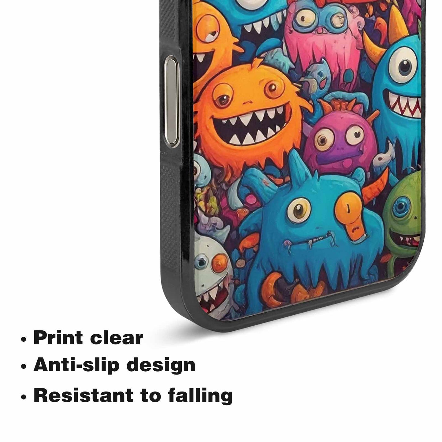 iPhone 16 Pro Max Case — Monsters General Cartoon Monst D4o, Customized Protective Case
