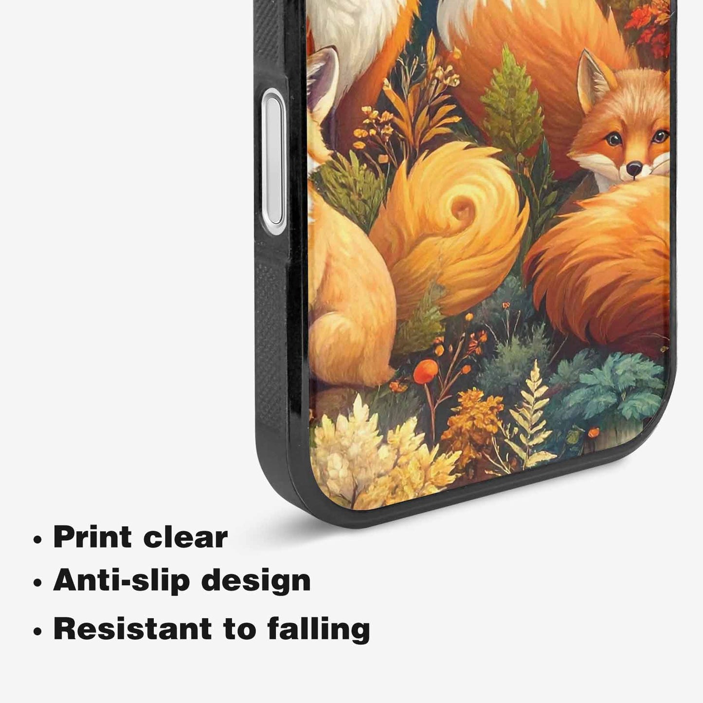 iPhone 16 Plus Case — Fox Forest Fox Forest Pattern Hundreds, Customized Protective Case