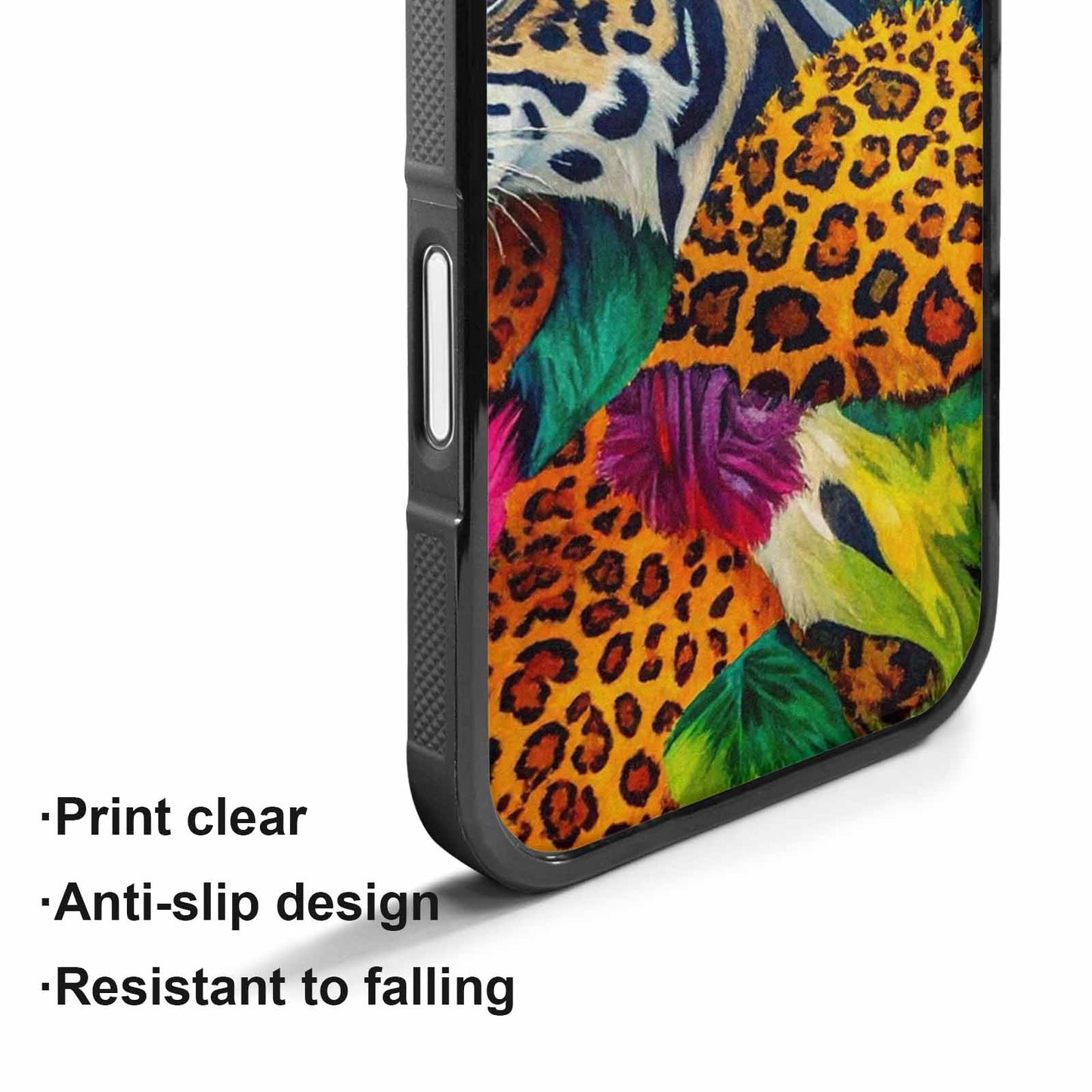 iPhone 17 Case — Full Color Vibrant Animal Print, Customized Protective Case