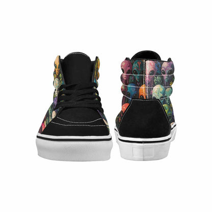 MEN'S Aliens High Top Canvas Y2K Shoes