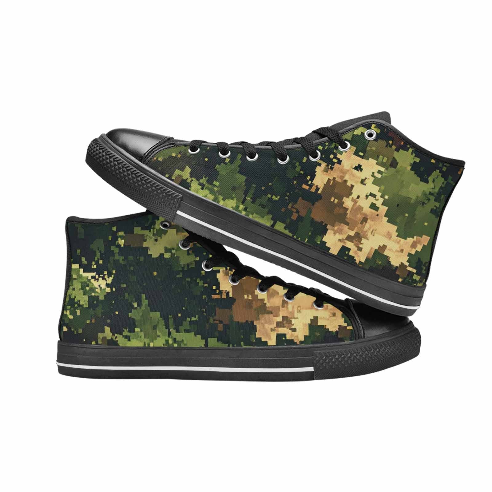 MEN'S Military Camouflage Blotch High Top Canvas Aesthetic Sneakers