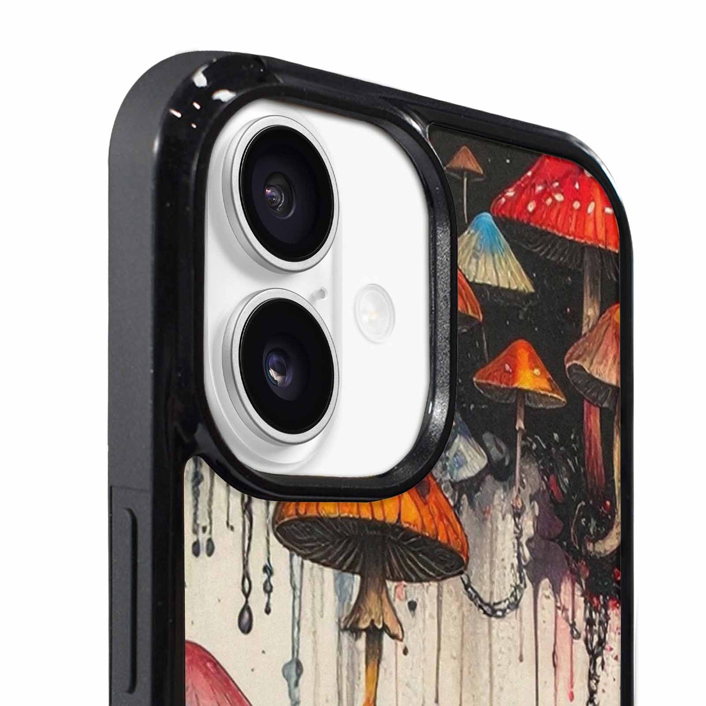 iPhone 17 Case — Black &amp; Red Ink Original Art, Custom Designed Case Cover