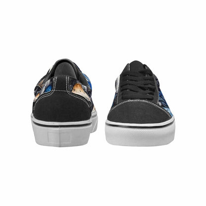 WOMEN'S Mushrooms (general) Lace-Up Canvas Cottagecore Sneakers