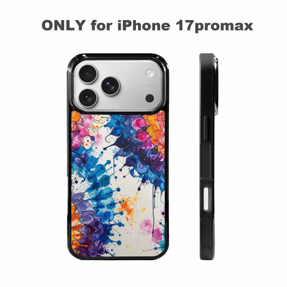 iPhone 17 Pro Max Case — Tie Dye Swirls (black Tie Dye, Custom Phone Case