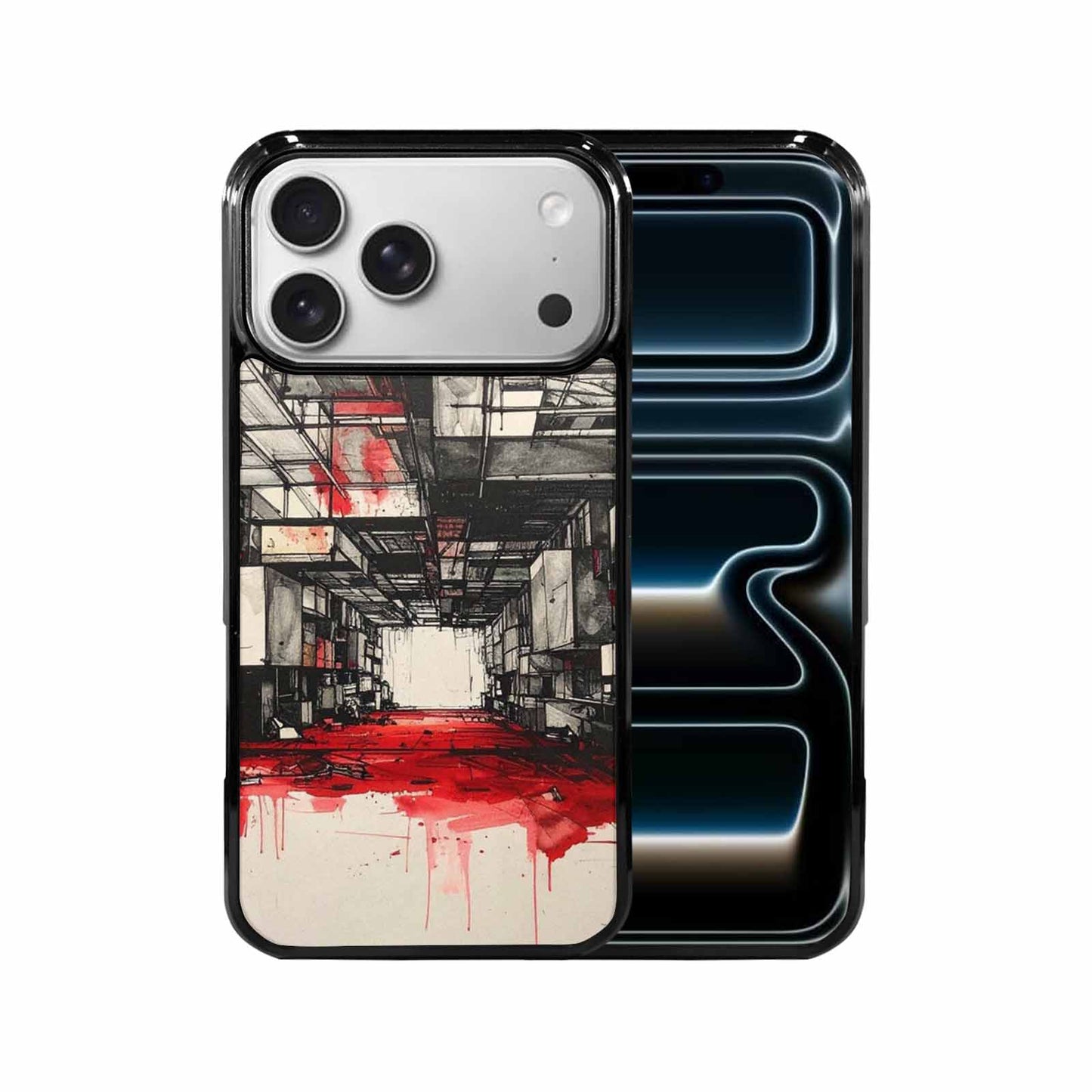 iPhone 17 Pro Max Case — Liminal Space Fragment Black Galaxy Space, Unique Phone Case Design