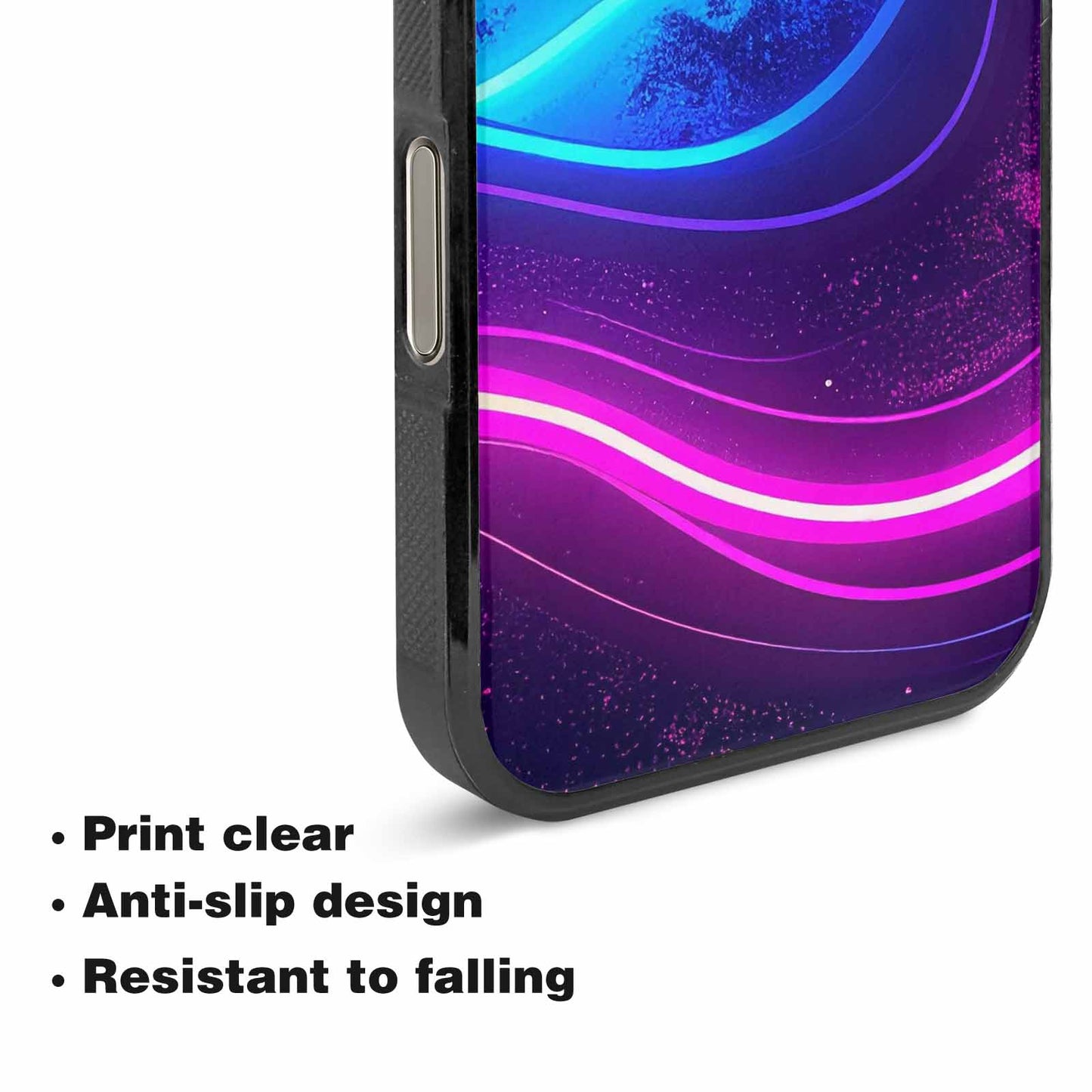 iPhone 16 Pro Max Case — 80s Neon Cartoon Custom, Personalized Phone Case