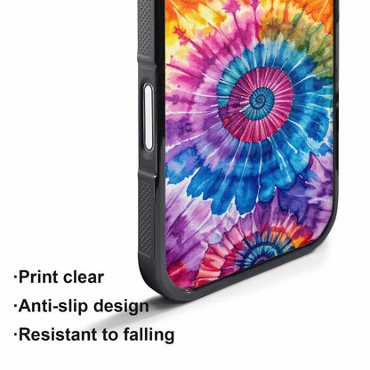 iPhone 17 Air Case — Small Tie Dye Swirl Pattern Tie, Custom Printed Phone Case