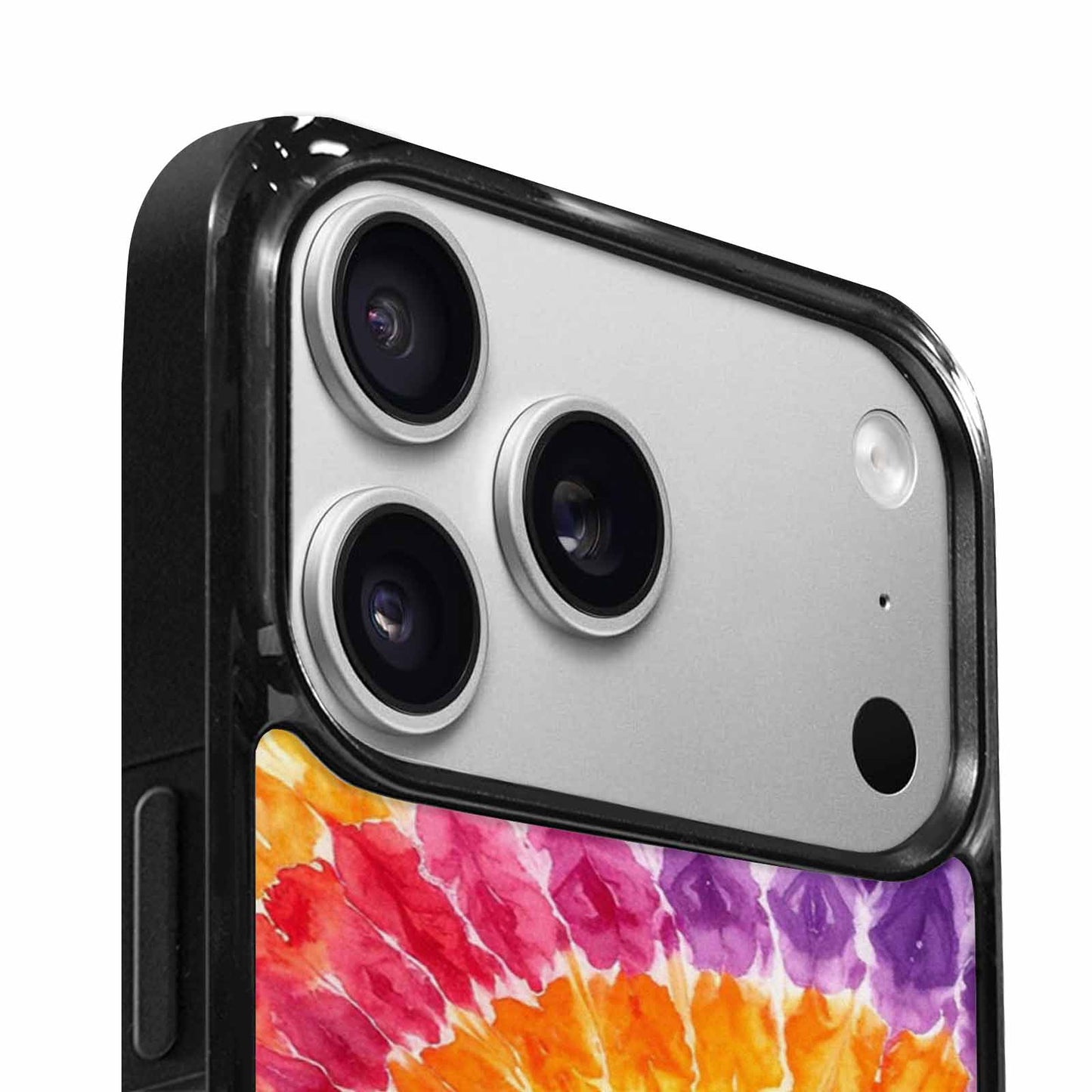iPhone 17 Pro Case — Small Tie Dye Swirl Pattern Tie, Custom Made Phone Cover