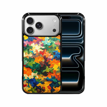 iPhone 17 Pro Max Case — Camo Patches Full Color Camo, Customized Protective Case