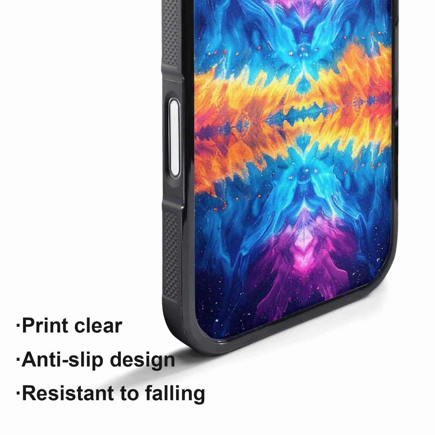 iPhone 17 Air Case — Tie Dye Galaxy Art Seamless Tie, Original Design Phone Case