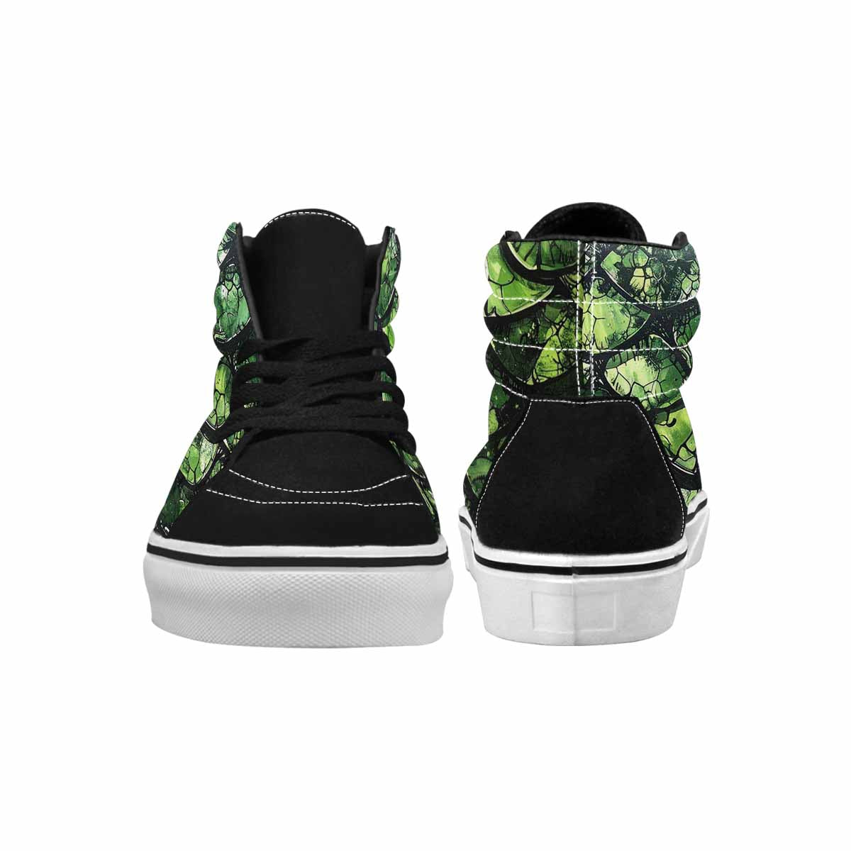 MEN'S Reptile Scale High Top Canvas Vivid Custom Sneakers