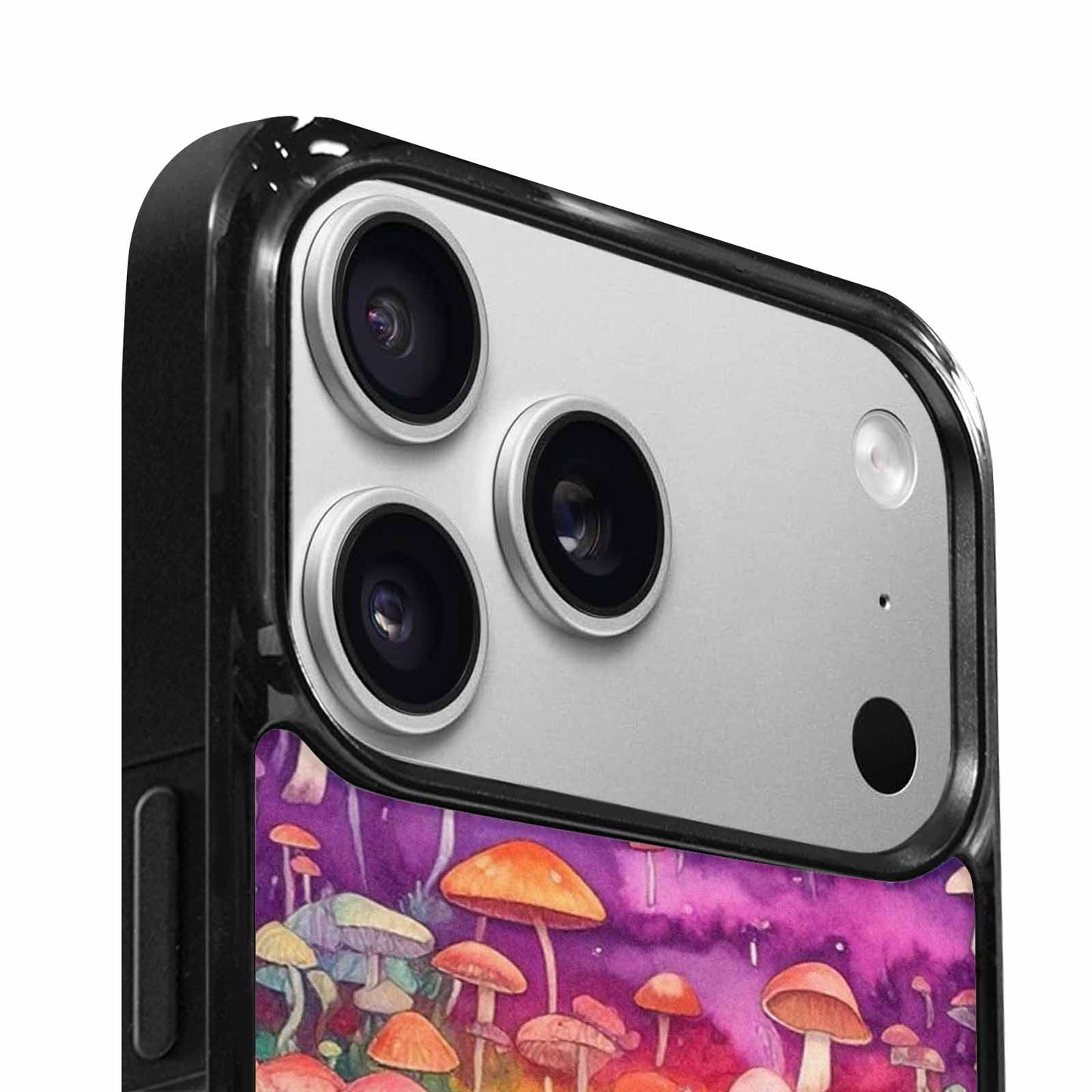 iPhone 17 Pro Max Case — Mushrooms Tie Dyemushrooms Pat Tie Dye, Customized Protective Case