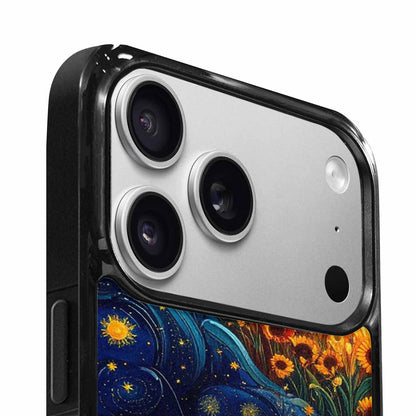 iPhone 17 Pro Max Case — Small Van Gogh Style Galaxy Space, Custom Printed Phone Case