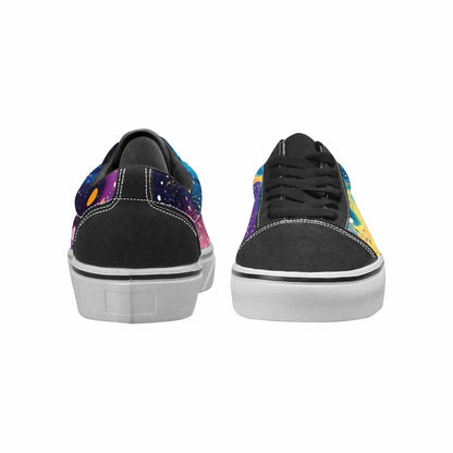 WOMEN'S Galaxy Art - Canvas Lace-Up Y2K Shoes