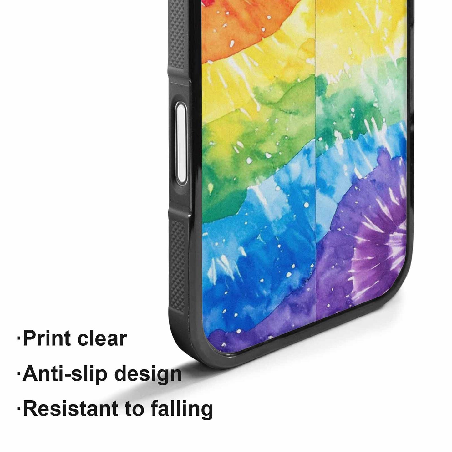iPhone 17 Case — Tie Dye Spiral Rainbow Tie Dye, Custom Made Phone Cover