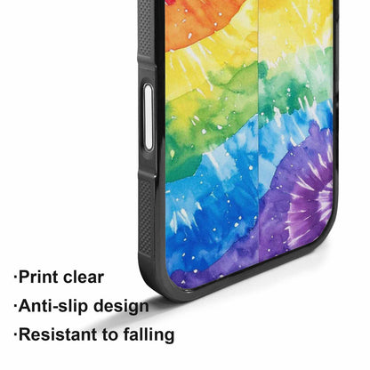 iPhone 17 Case — Tie Dye Spiral Rainbow Tie Dye, Custom Made Phone Cover