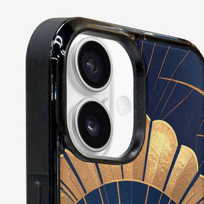 iPhone 16 Case — Art Deco Illustration Pattern, Unique Phone Case Design