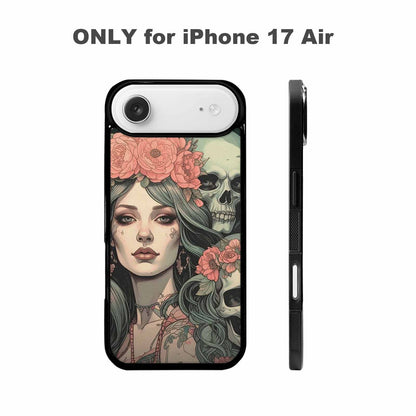 iPhone 17 Air Case — Skull Dark Art Gothic Print Gothic, Custom Print Case Cover