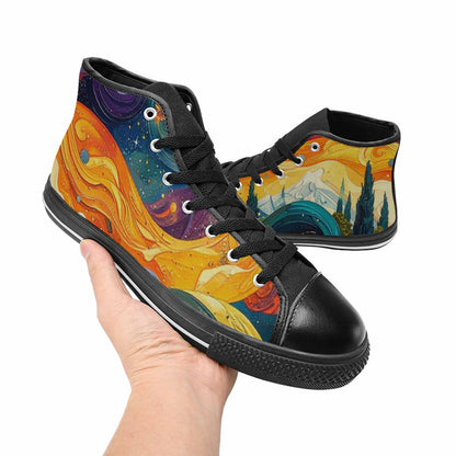 WOMEN'S Blend All Versions High Top Canvas Y2K Sneakers