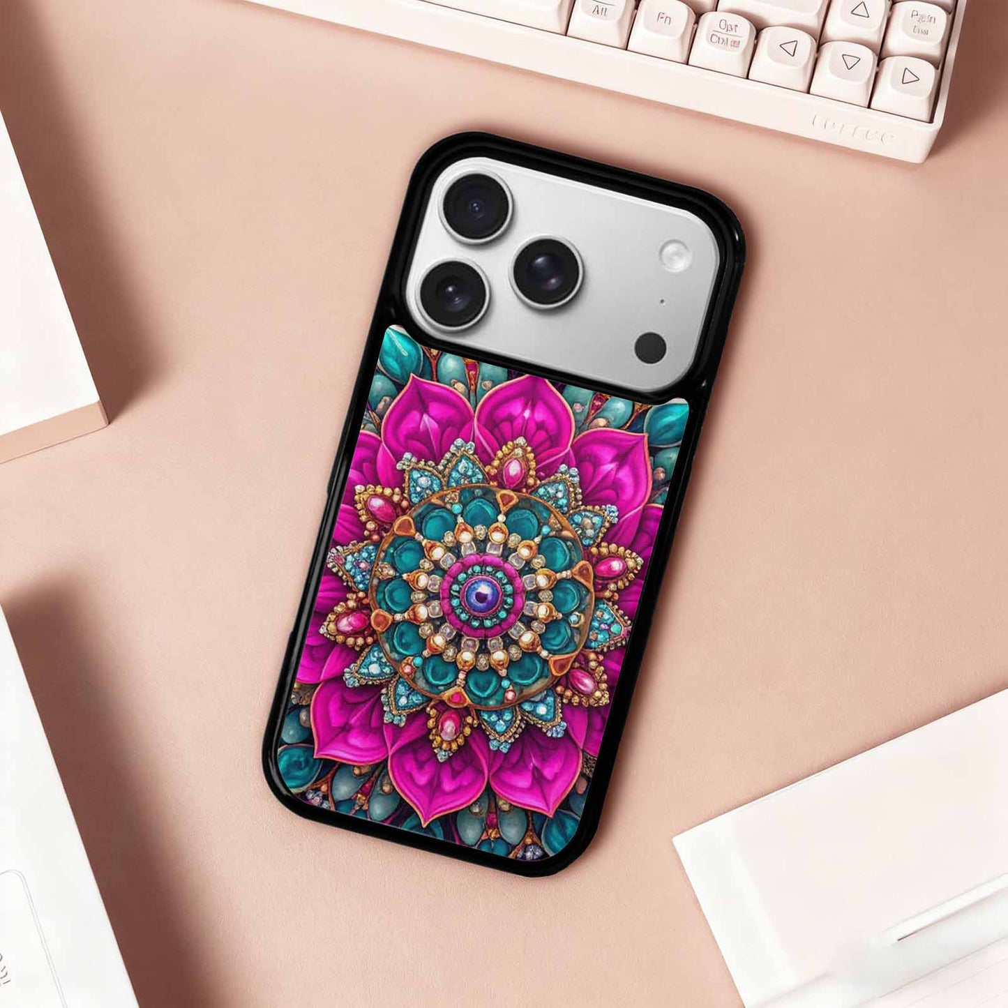 iPhone 17 Pro Case — Skull Dark Art Gothic Print Gothic, Custom Made Phone Cover