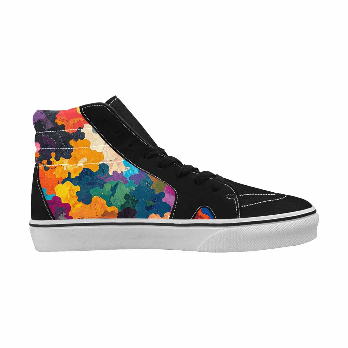 MEN'S Camo Patches High Top Canvas Y2K Custom Shoes