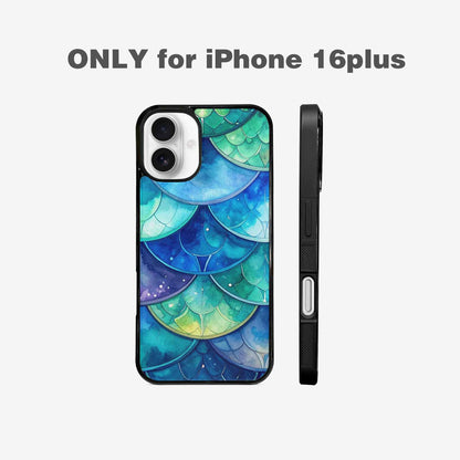 iPhone 16 Plus Case — Mermaid Scale, Custom Phone Case
